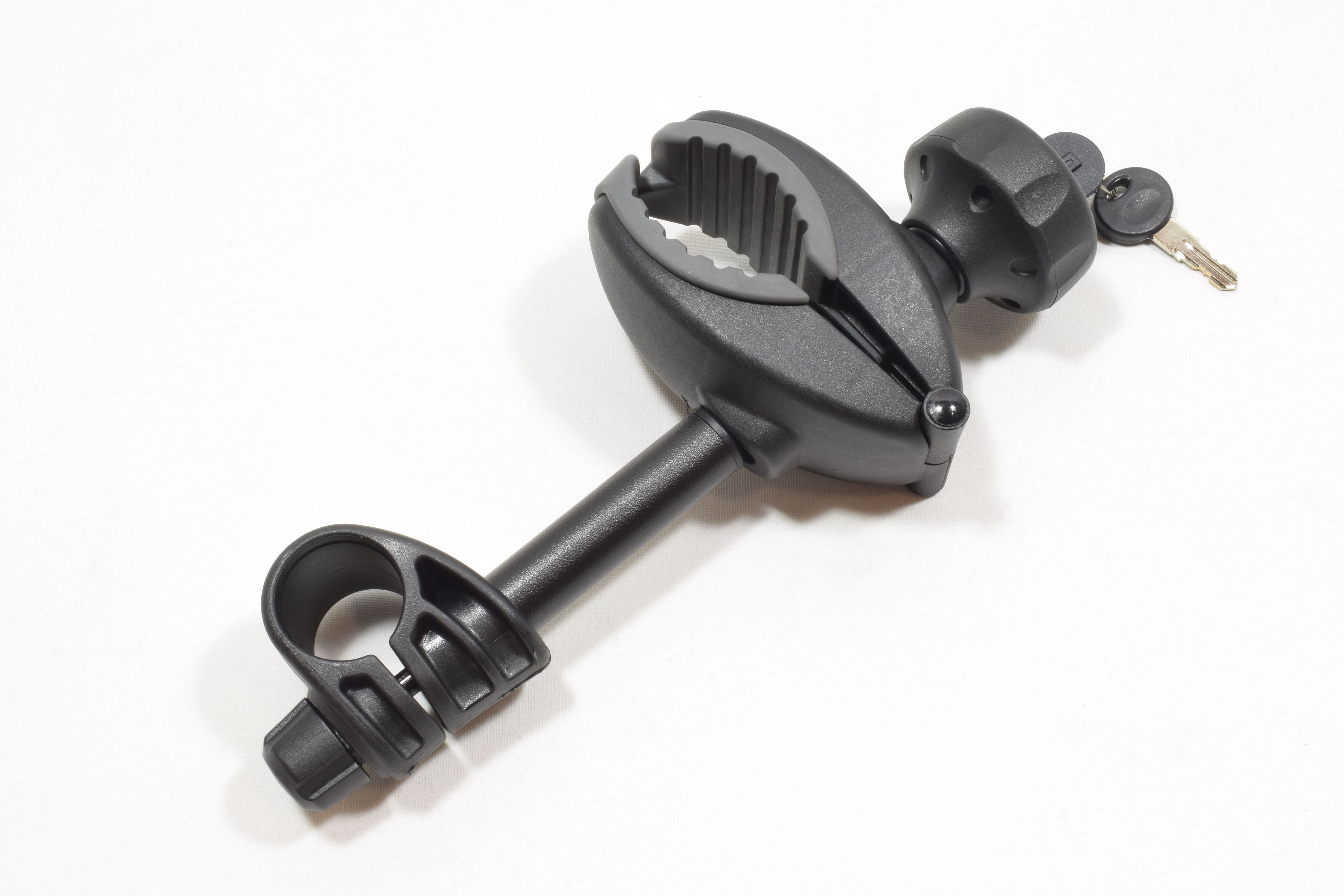 Hapro Haltearm mittel M8 grau, Schlossnummer K001