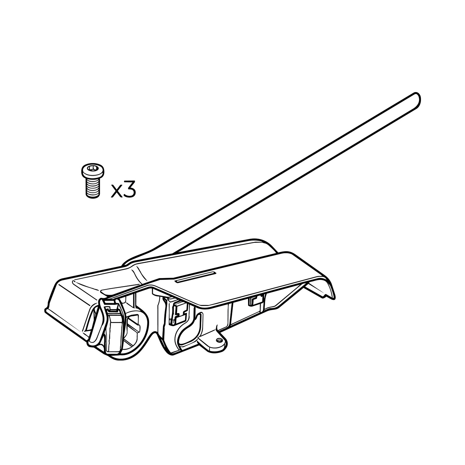 Thule Wheel tray last position right