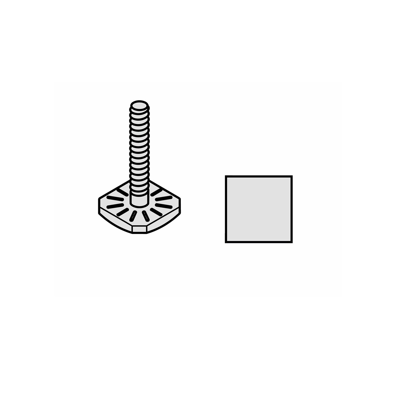 Thule T-Bolt  M6 Serrated
