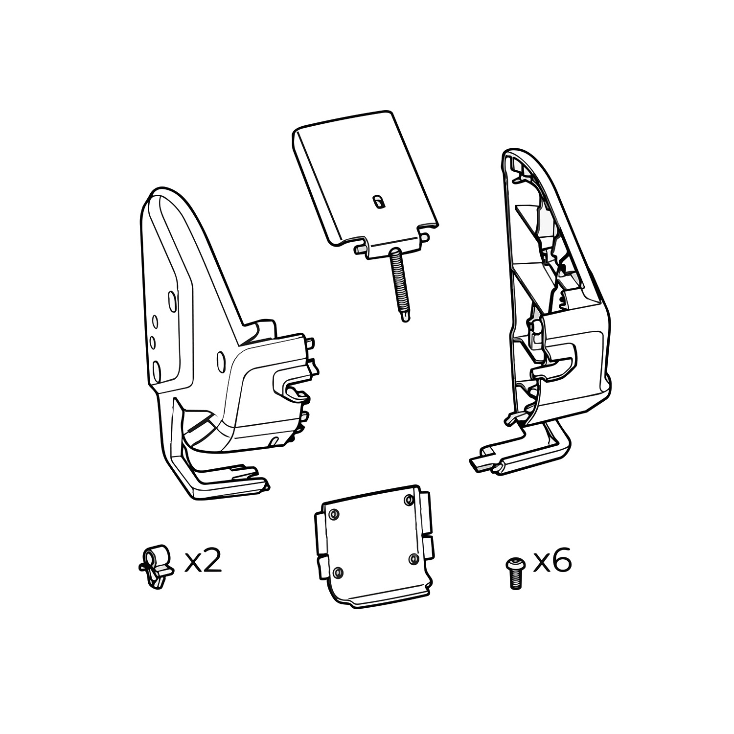 Thule Tilt hub covers