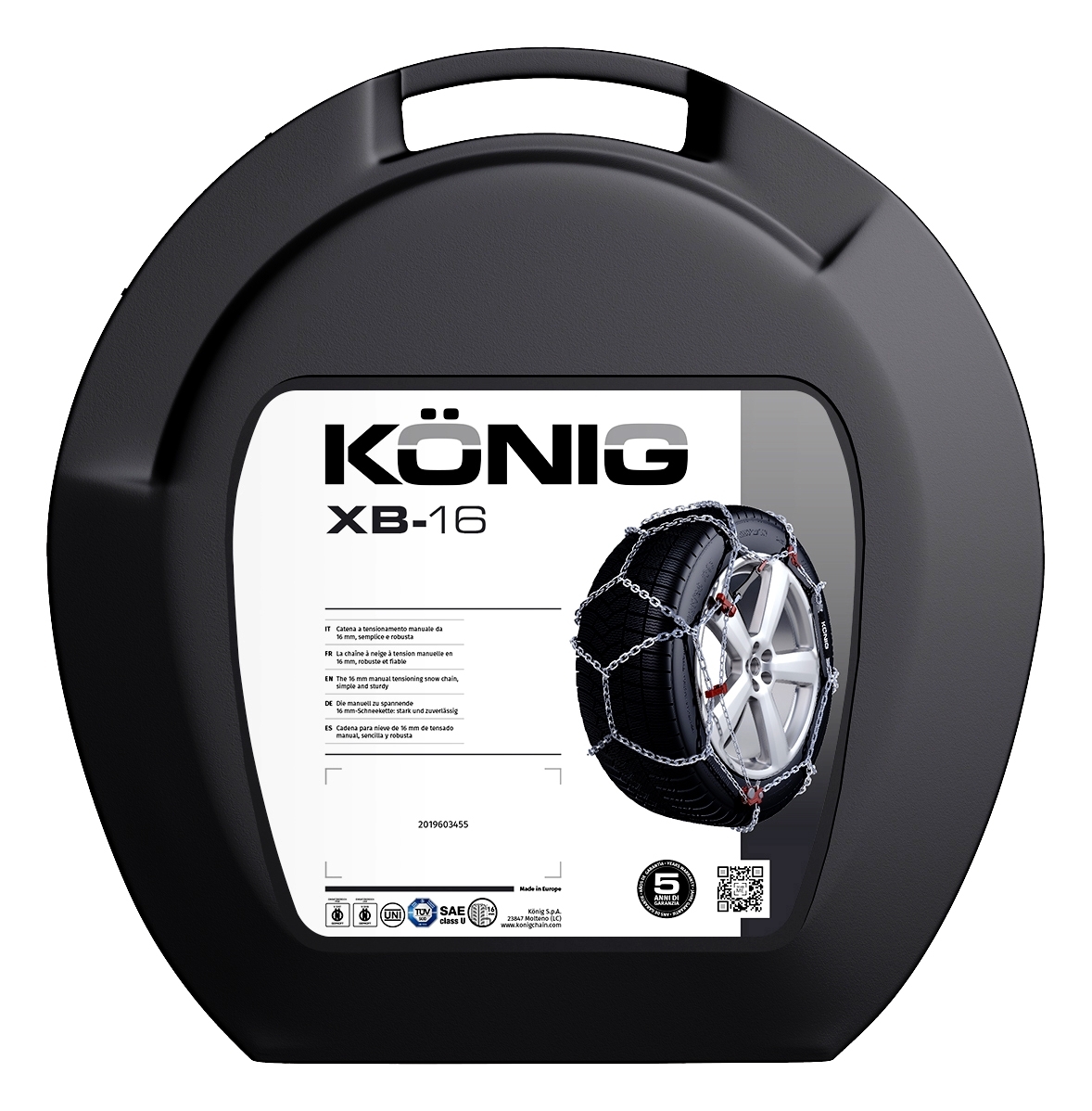 KÖNIG Schneekette XB-16 Kettengruppe 220