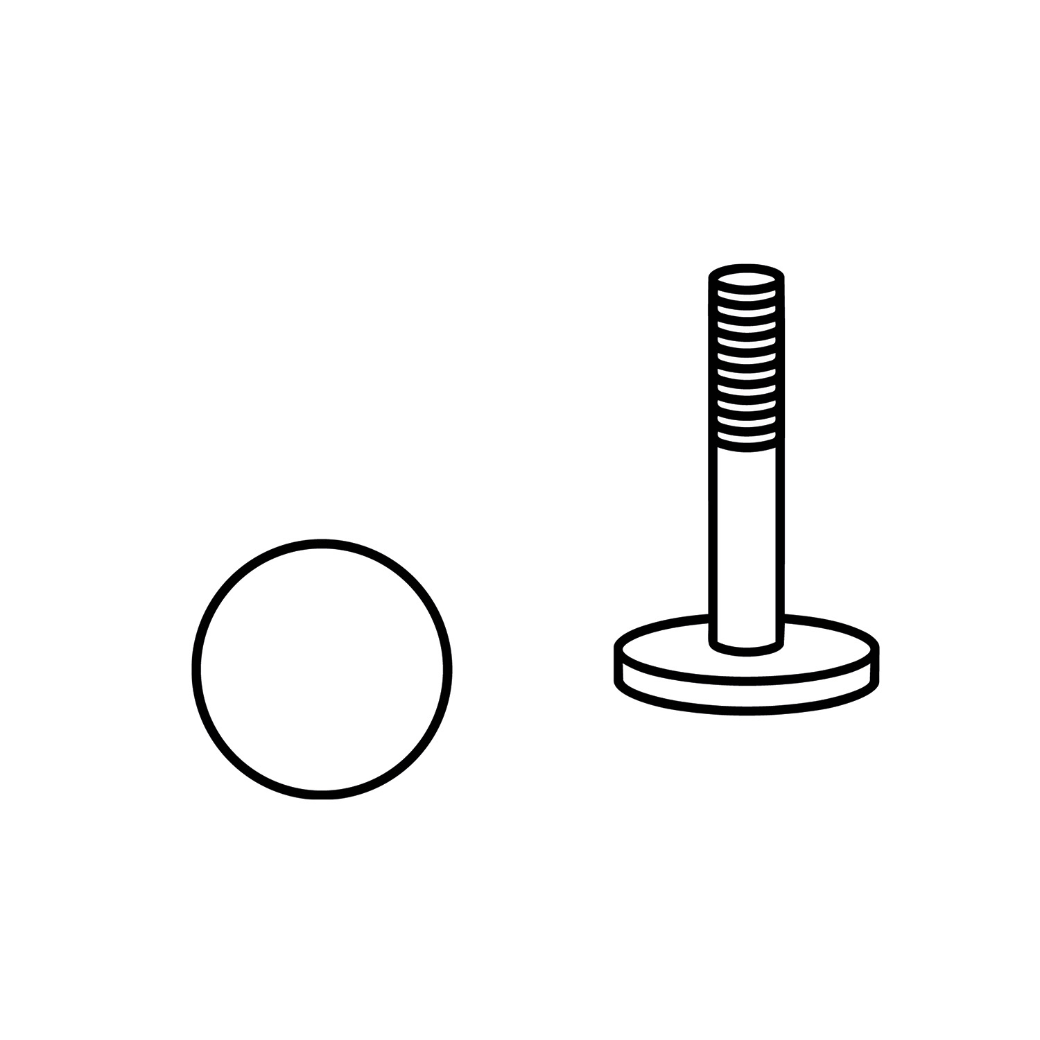 Thule T-Bolt M6 Round Head