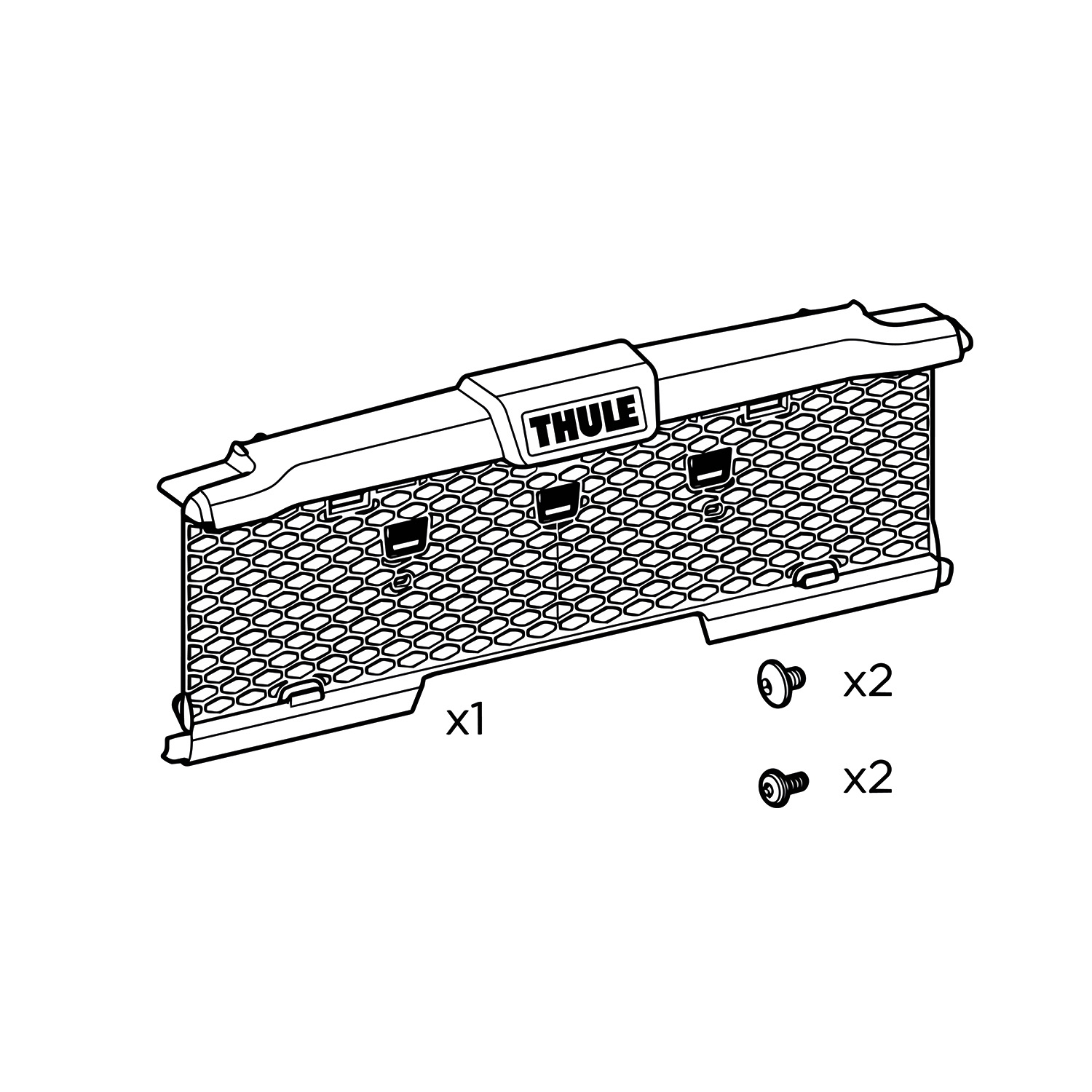 Thule Number plate holder