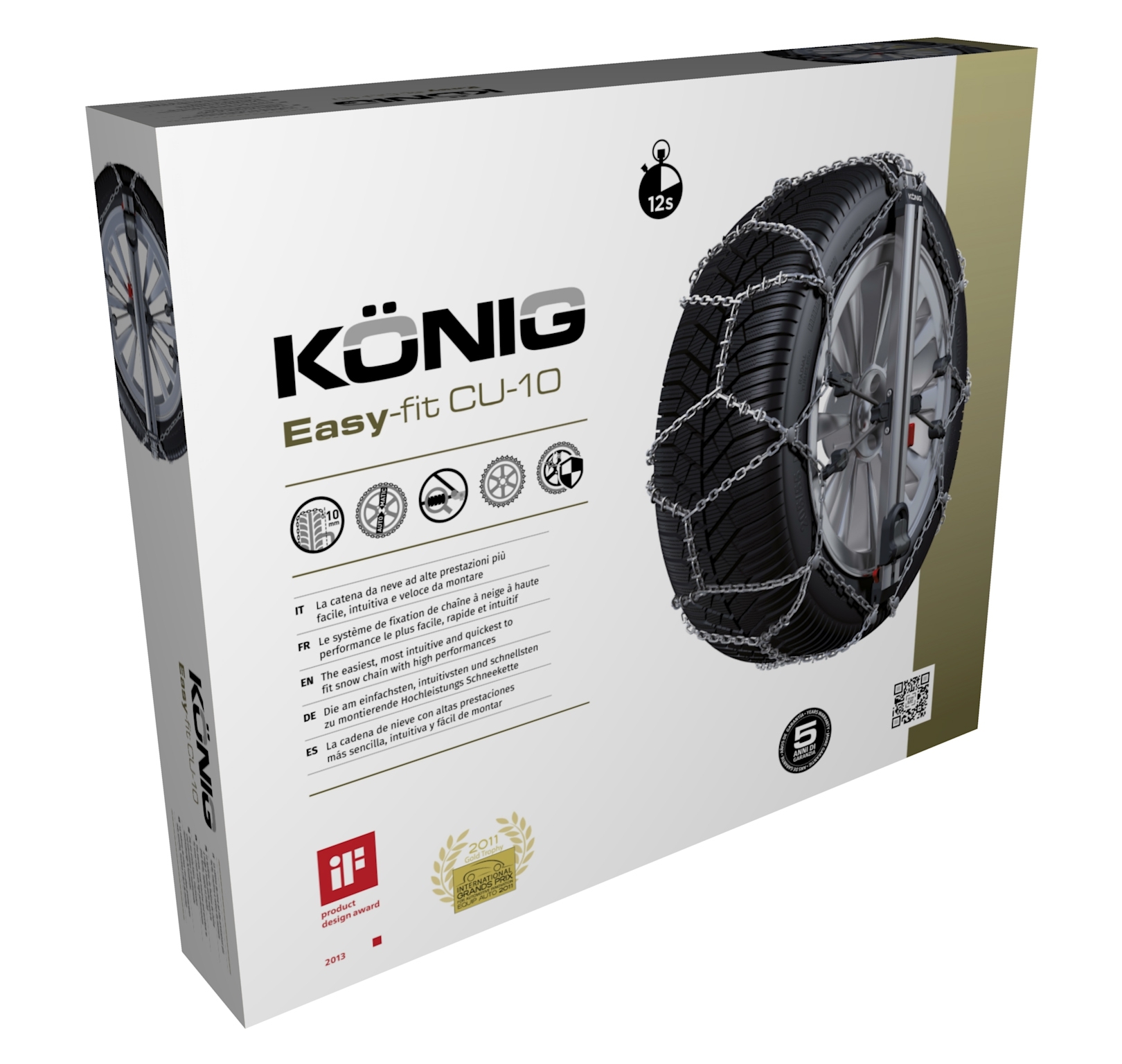 König Easy Fit CU-10 Schneekette  095
